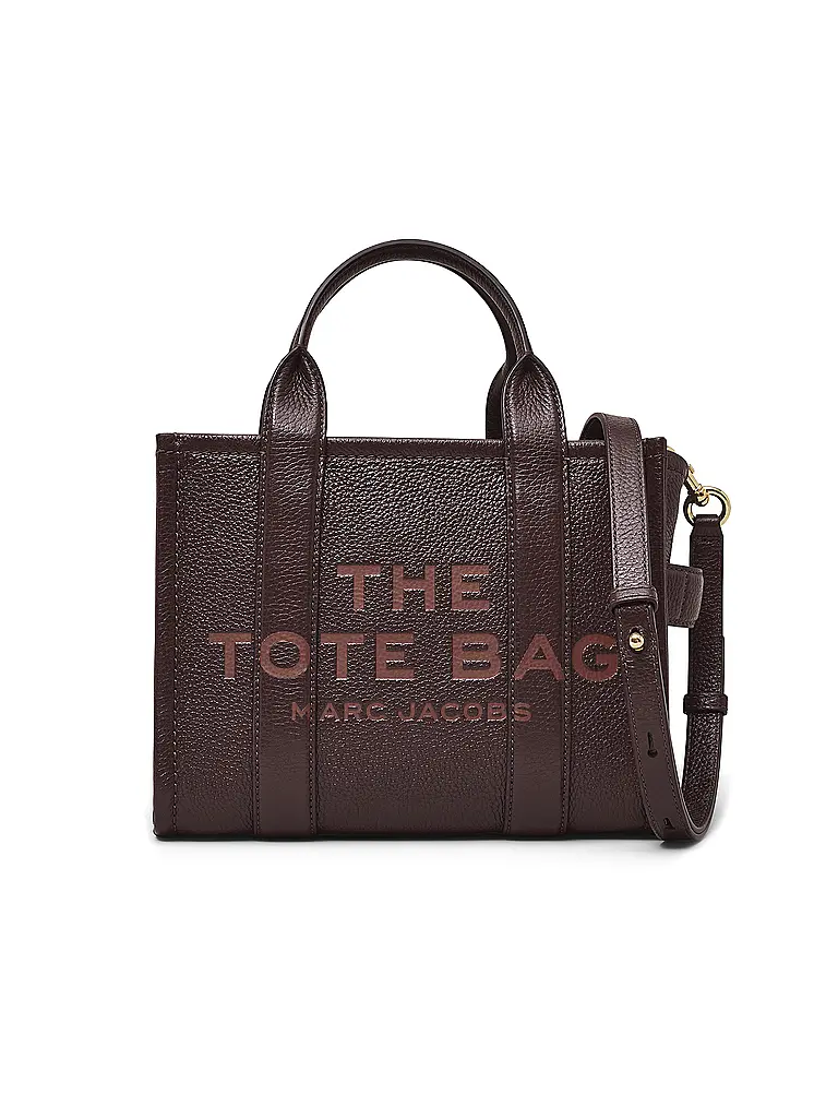 MARC JACOBS | Ledertasche - Tote Bag THE SMALL TOTE LEATHER | Marrón