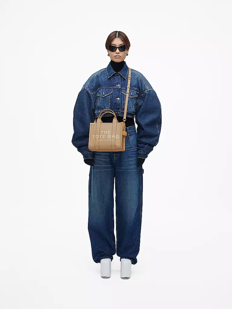 MARC JACOBS | Ledertasche - Tote Bag THE SMALL TOTE LEATHER | Camel