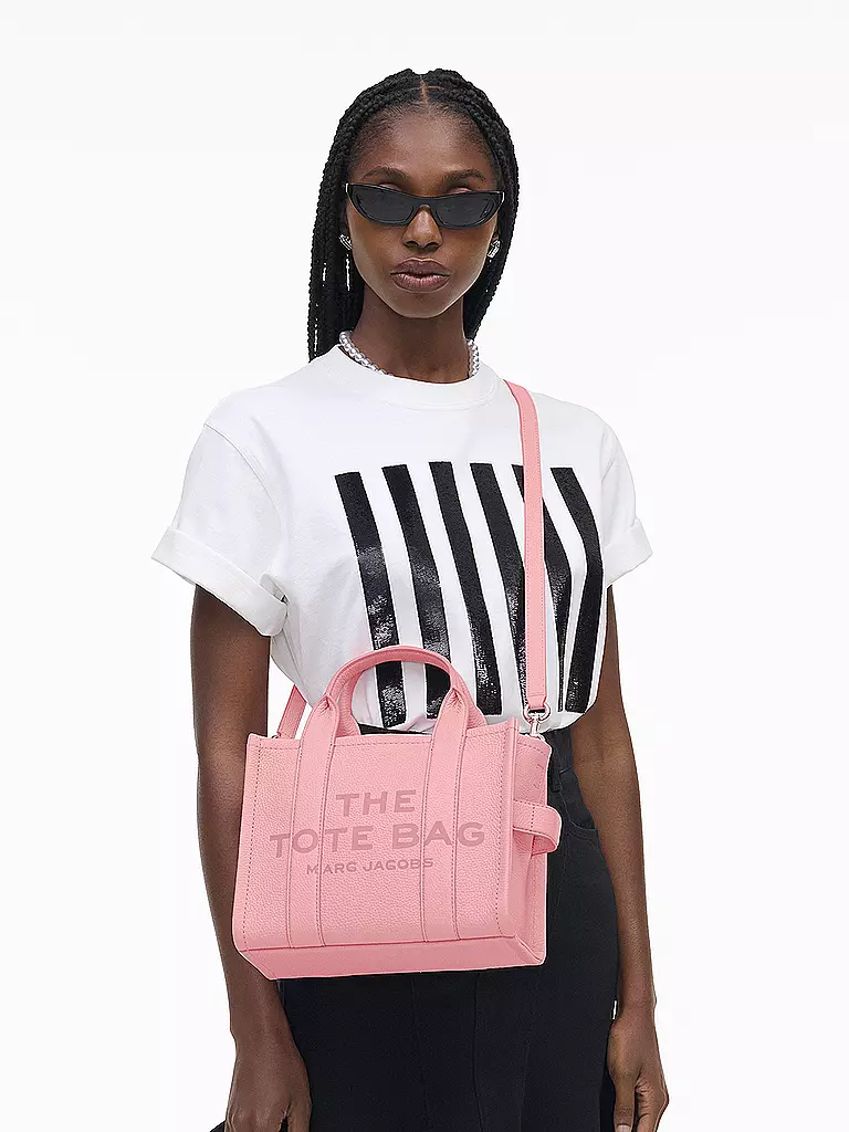MARC JACOBS | Ledertasche - Tote Bag THE SMALL TOTE LEATHER | Rosa