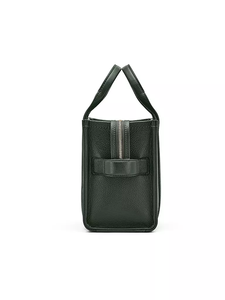 MARC JACOBS | Ledertasche - Tote Bag THE SMALL TOTE LEATHER | Verde oscuro
