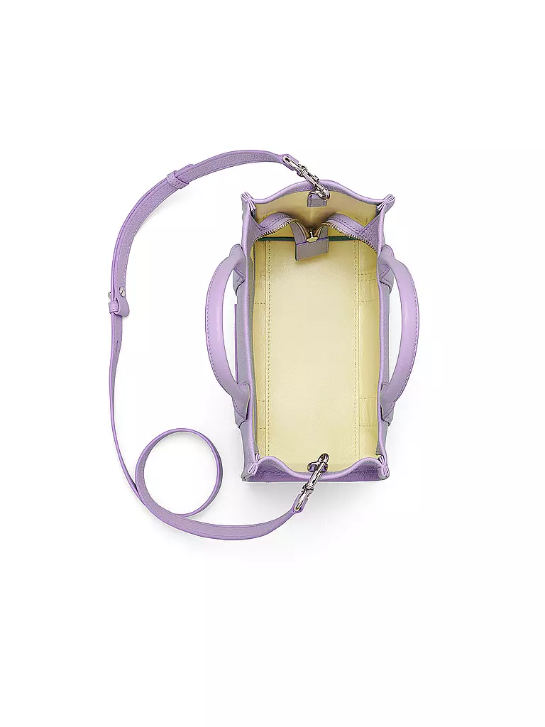 MARC JACOBS | Ledertasche - Tote Bag THE SMALL TOTE LEATHER | Lila