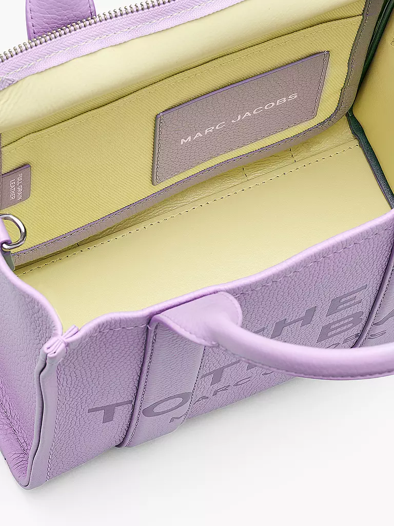 MARC JACOBS | Ledertasche - Tote Bag THE SMALL TOTE LEATHER | Lila