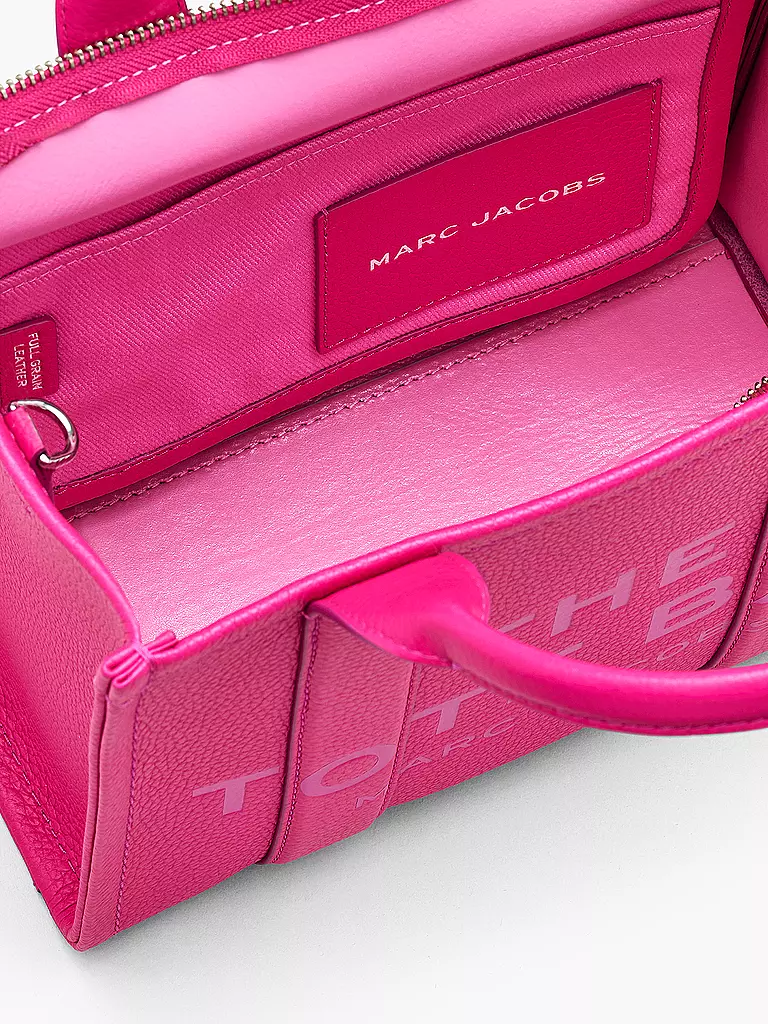 MARC JACOBS | Ledertasche - Tote Bag THE SMALL TOTE LEATHER | Fucsia