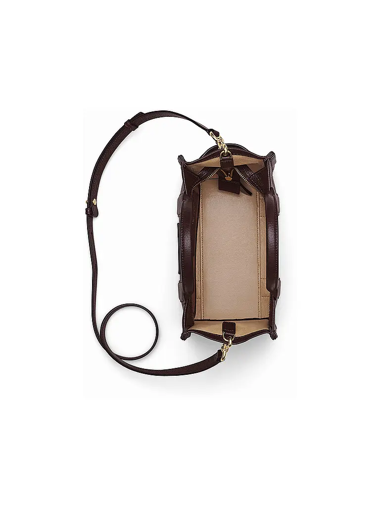 MARC JACOBS | Ledertasche - Tote Bag THE SMALL TOTE LEATHER | Marrón