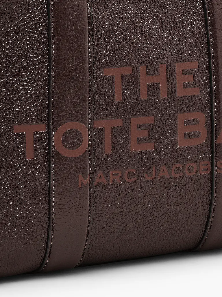 MARC JACOBS | Ledertasche - Tote Bag THE SMALL TOTE LEATHER | Marrón