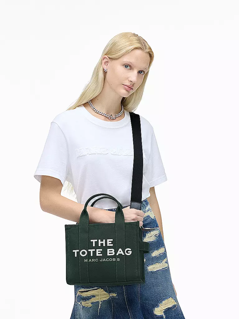 MARC JACOBS | Tasche - Tote Bag THE SMALL TOTE  | Verde oscuro