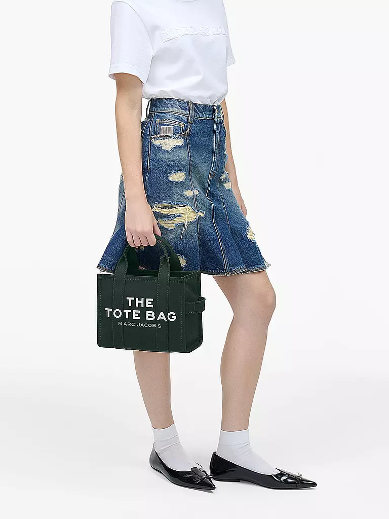 MARC JACOBS | Tasche - Tote Bag THE SMALL TOTE  | Verde oscuro