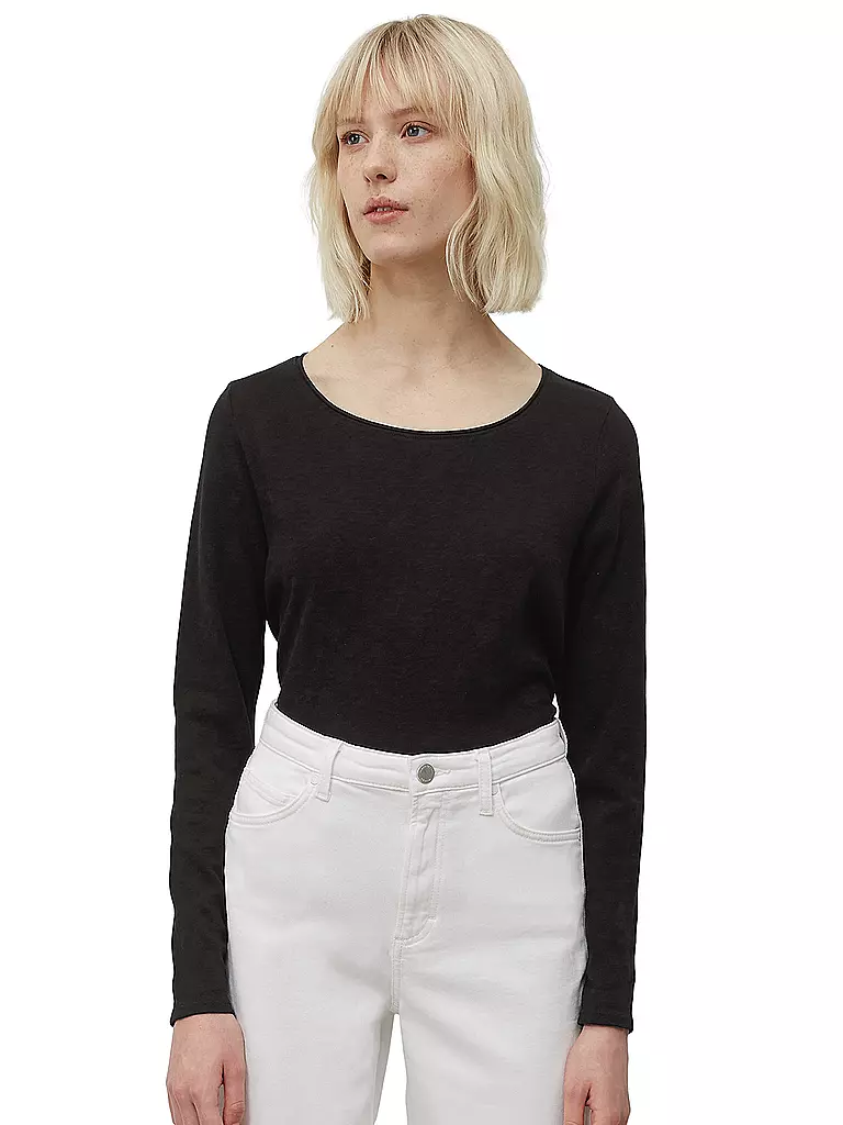 MARC O'POLO DENIM | Camiseta de manga larga | Negro