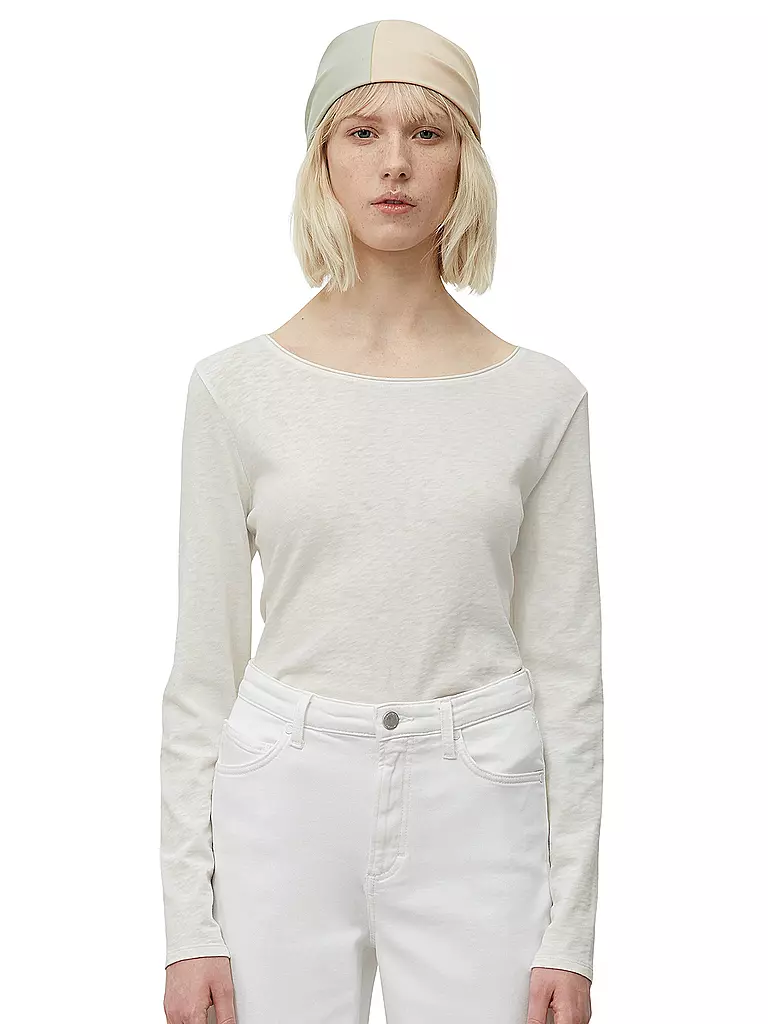 MARC O'POLO DENIM | Camiseta de manga larga | Blanco