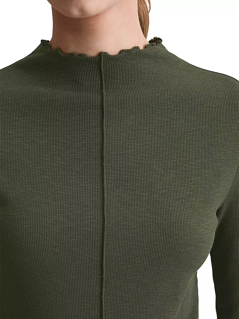 MARC O'POLO DENIM | Camiseta de manga larga | Verde oscuro