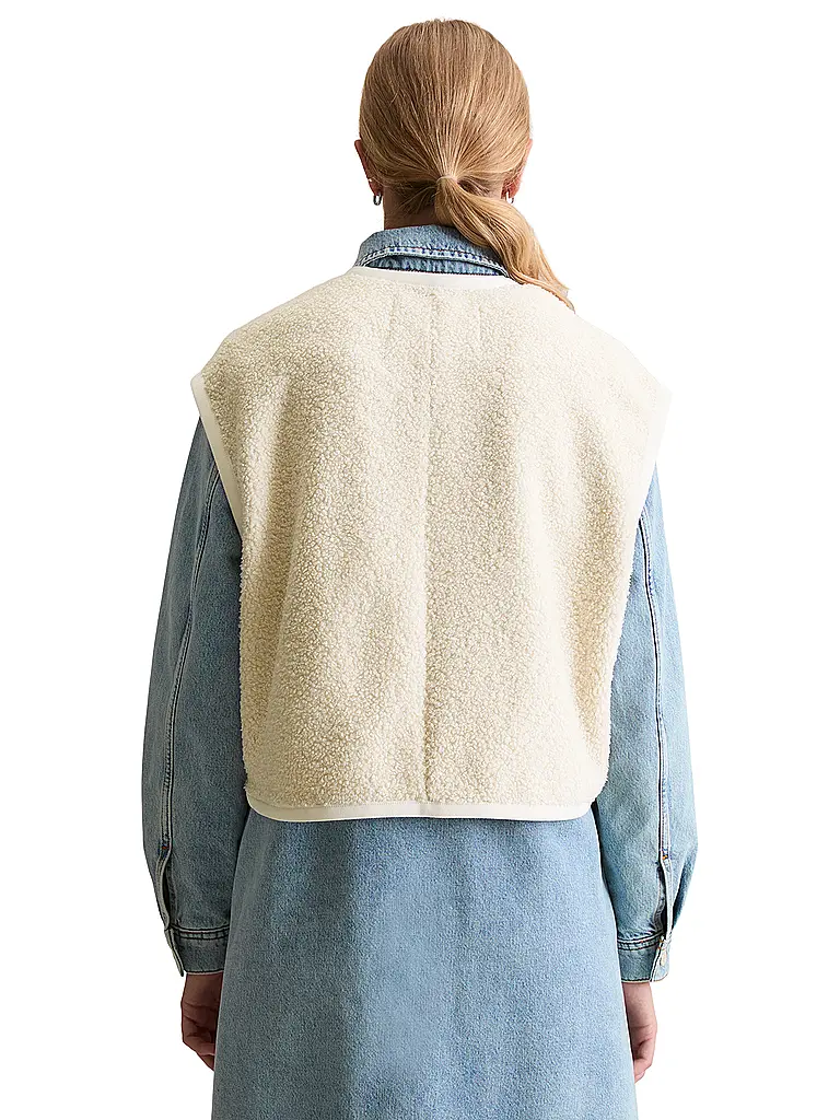MARC O'POLO DENIM | Chaleco con aspecto de piel | 