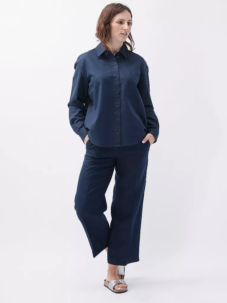 MARC O'POLO DENIM | Hemdbluse  | Azul oscuro