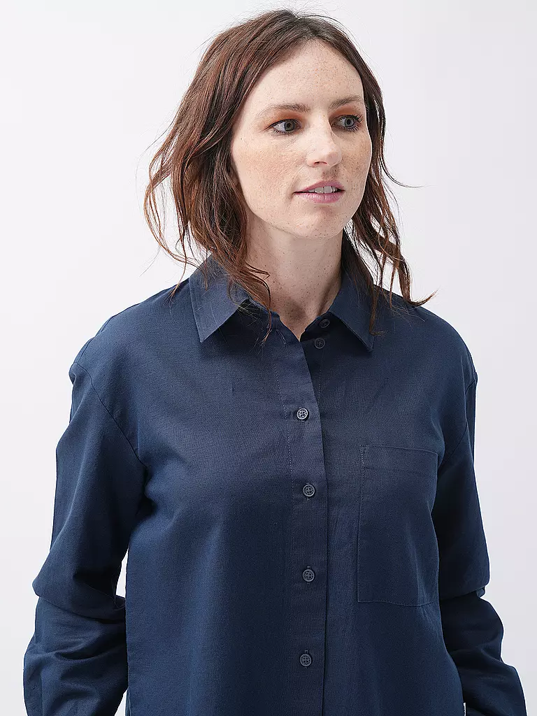 MARC O'POLO DENIM | Hemdbluse  | Azul oscuro