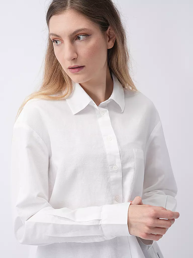 MARC O'POLO DENIM | Hemdbluse  | Blanco