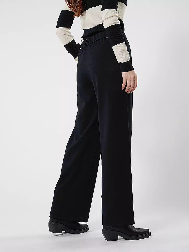 MARC O'POLO DENIM | Hose Wide Leg | Negro