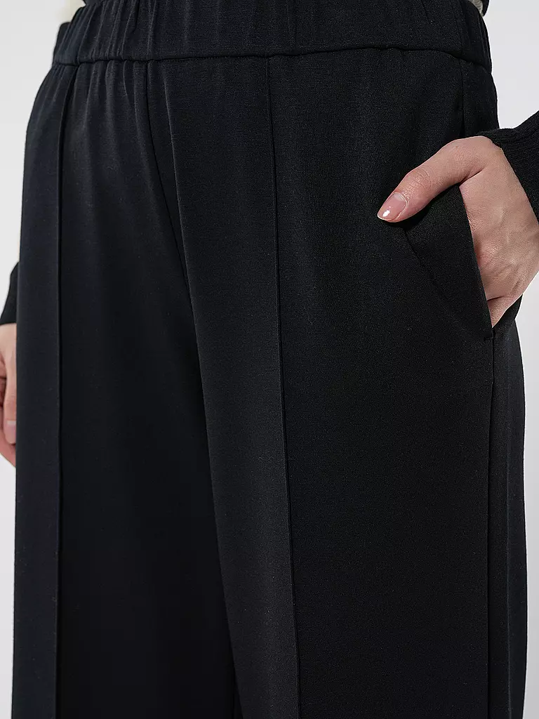 MARC O'POLO DENIM | Hose Wide Leg | Negro