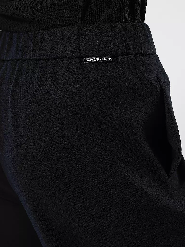 MARC O'POLO DENIM | Hose Wide Leg | Negro