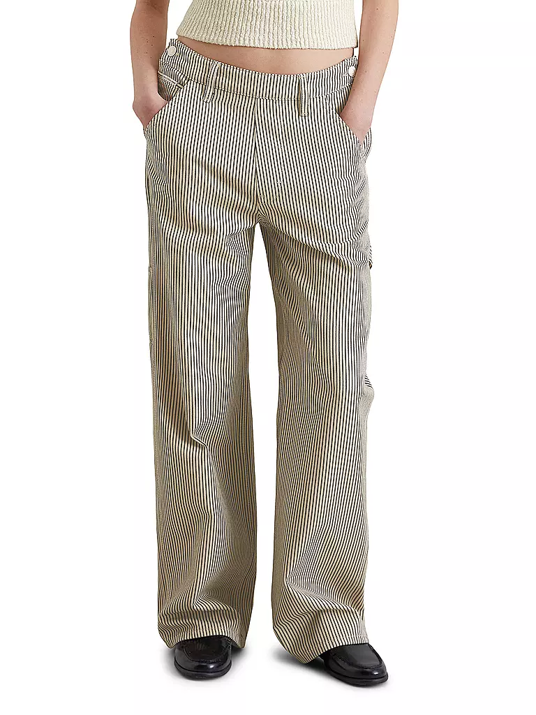 MARC O'POLO DENIM | Jeans de corte ancho | Crema