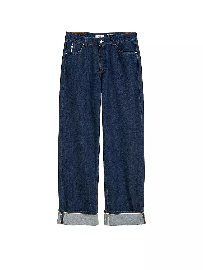 MARC O'POLO DENIM | Jeans de pierna ancha | Azul oscuro