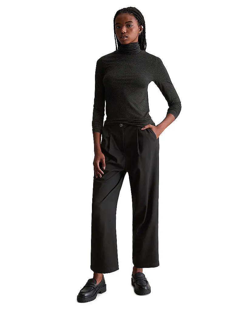 MARC O'POLO DENIM | Jersey de cuello alto | Negro