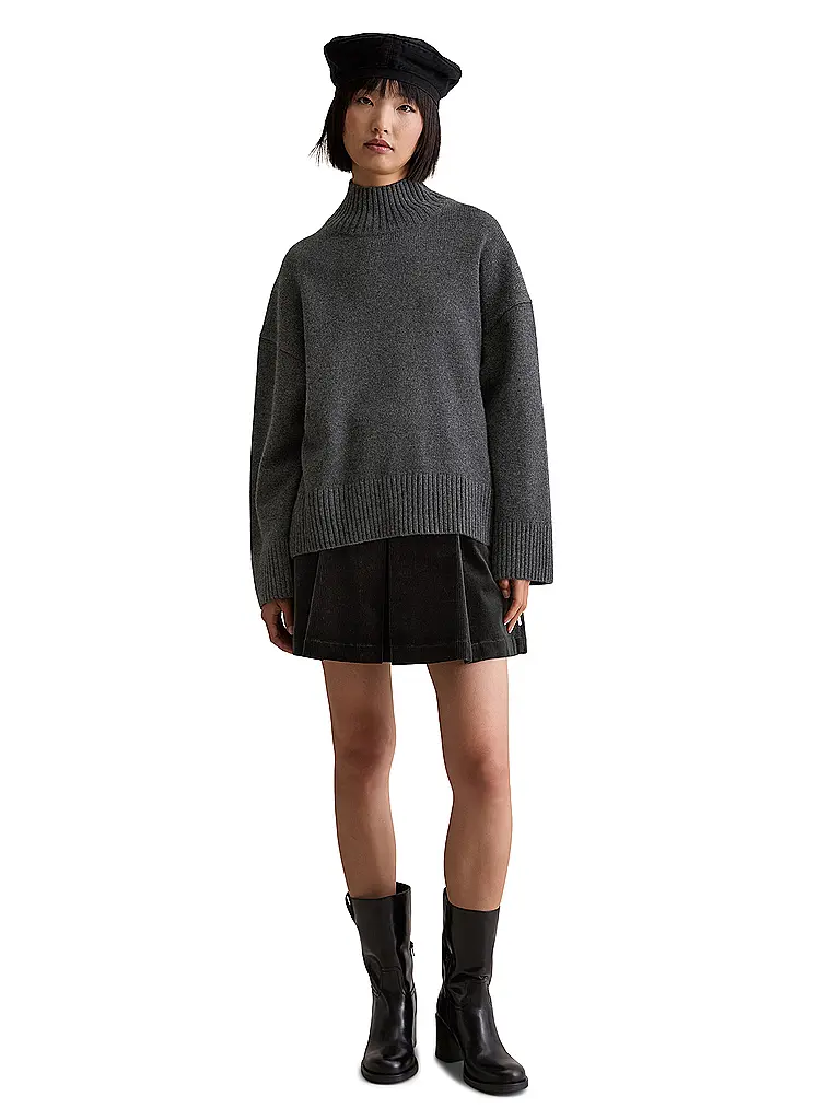 MARC O'POLO DENIM | Jersey de cuello alto | Gris
