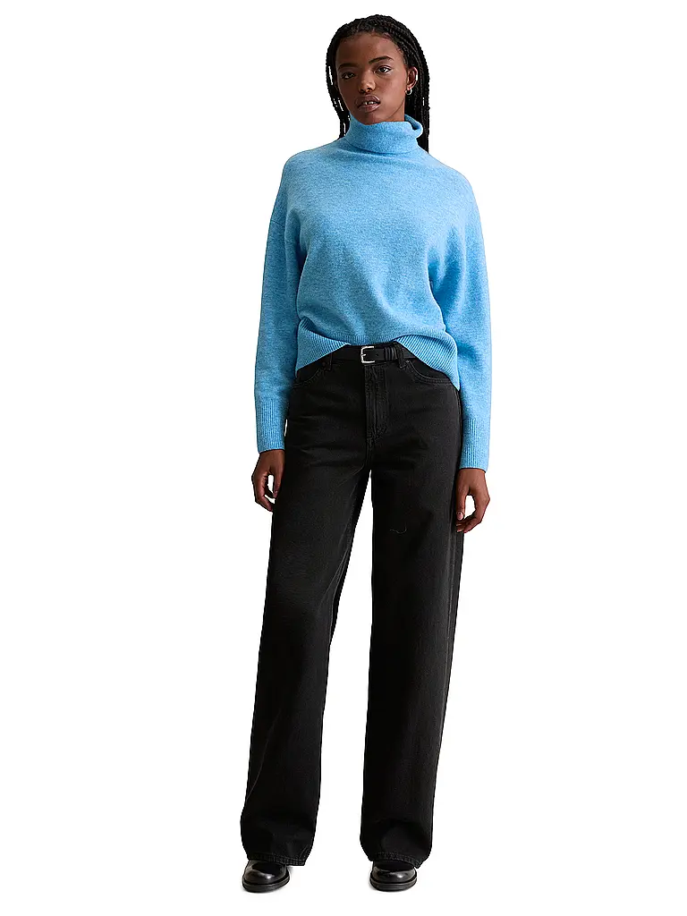 MARC O'POLO DENIM | Jersey de cuello alto | Azul