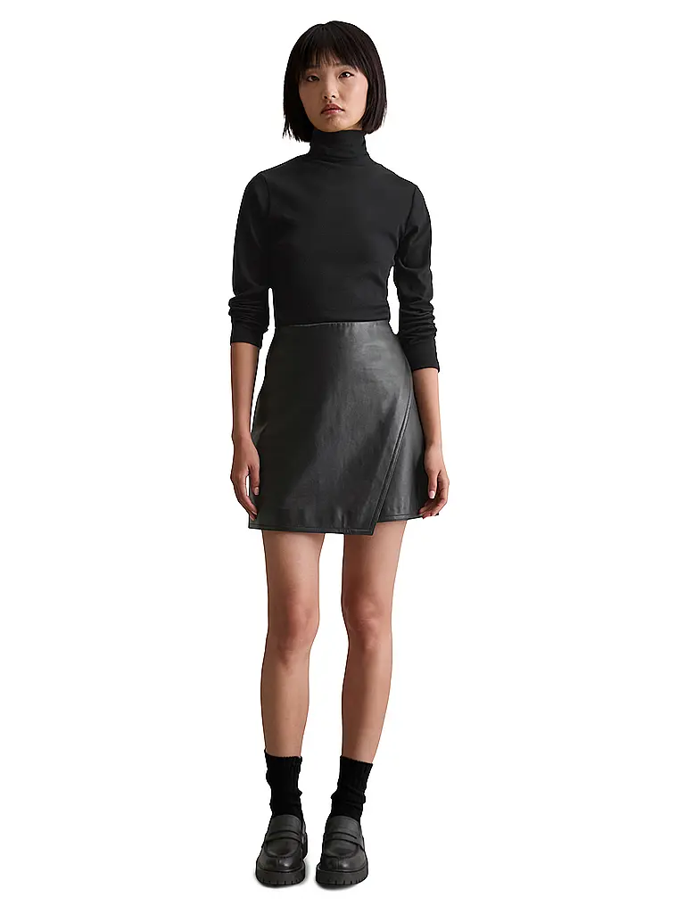 MARC O'POLO DENIM | Jersey de cuello alto | Negro