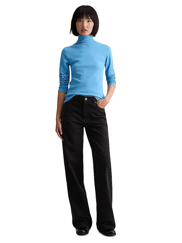 MARC O'POLO DENIM | Jersey de cuello alto | Azul claro