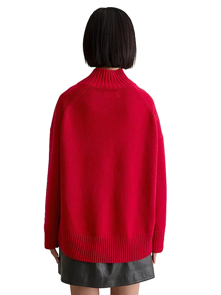 MARC O'POLO DENIM | Jersey de cuello alto | Rojo