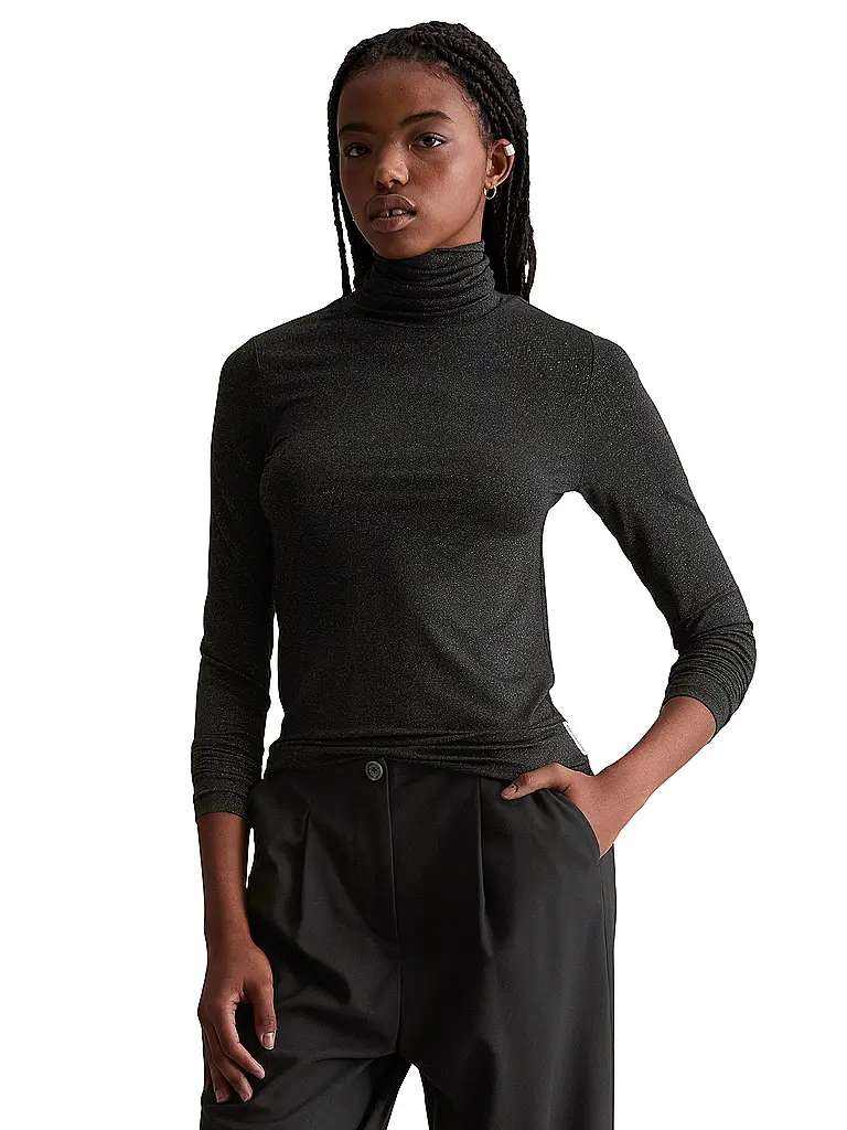 MARC O'POLO DENIM | Jersey de cuello alto | Negro