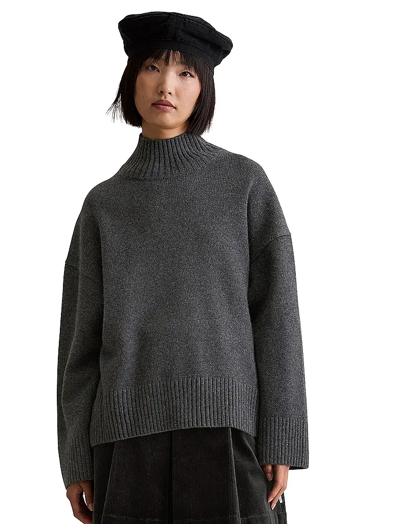 MARC O'POLO DENIM | Jersey de cuello alto | Gris