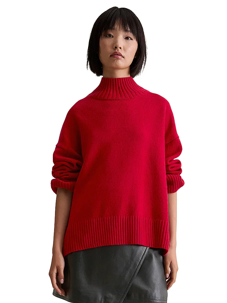 MARC O'POLO DENIM | Jersey de cuello alto | Rojo