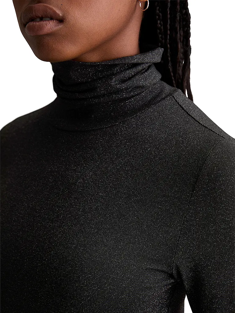 MARC O'POLO DENIM | Jersey de cuello alto | Negro