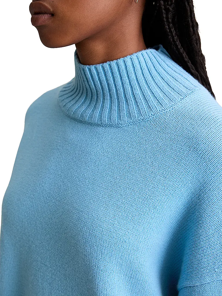 MARC O'POLO DENIM | Jersey de cuello alto | Azul claro