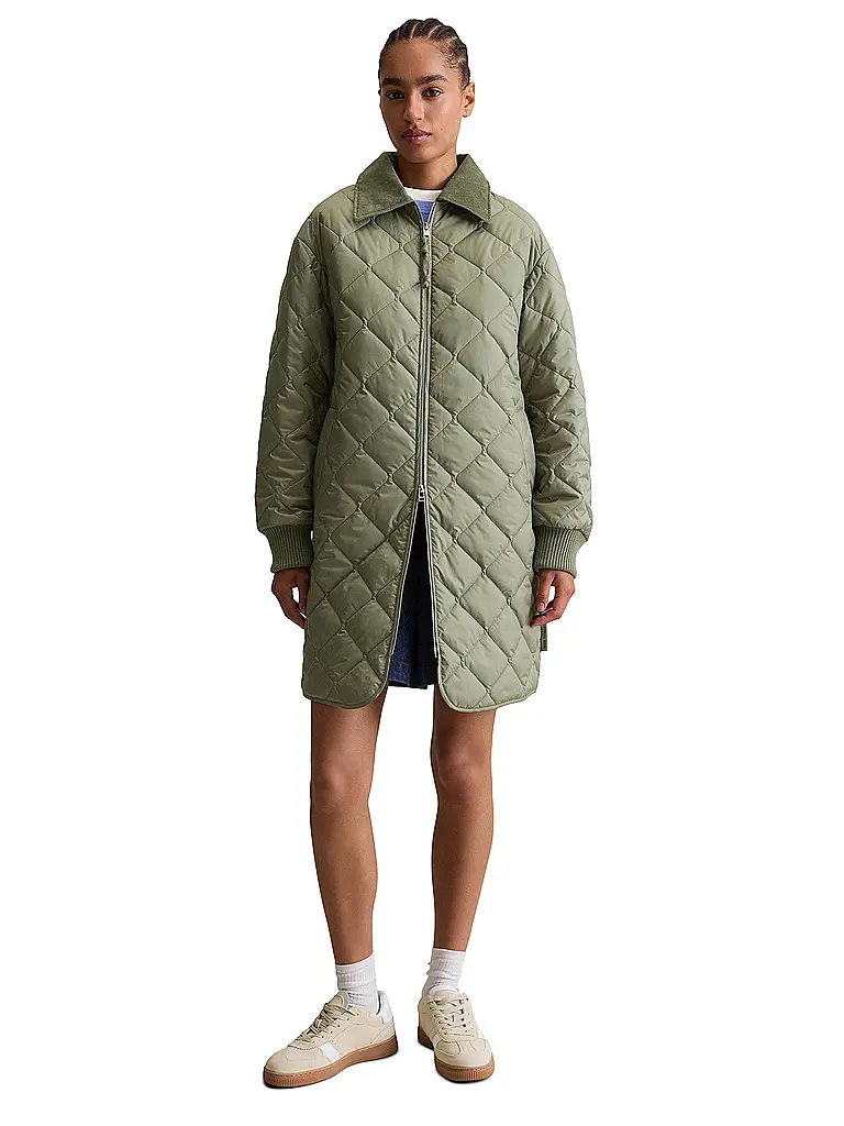 MARC O'POLO DENIM | Produktname: Abrigo acolchado | Verde claro