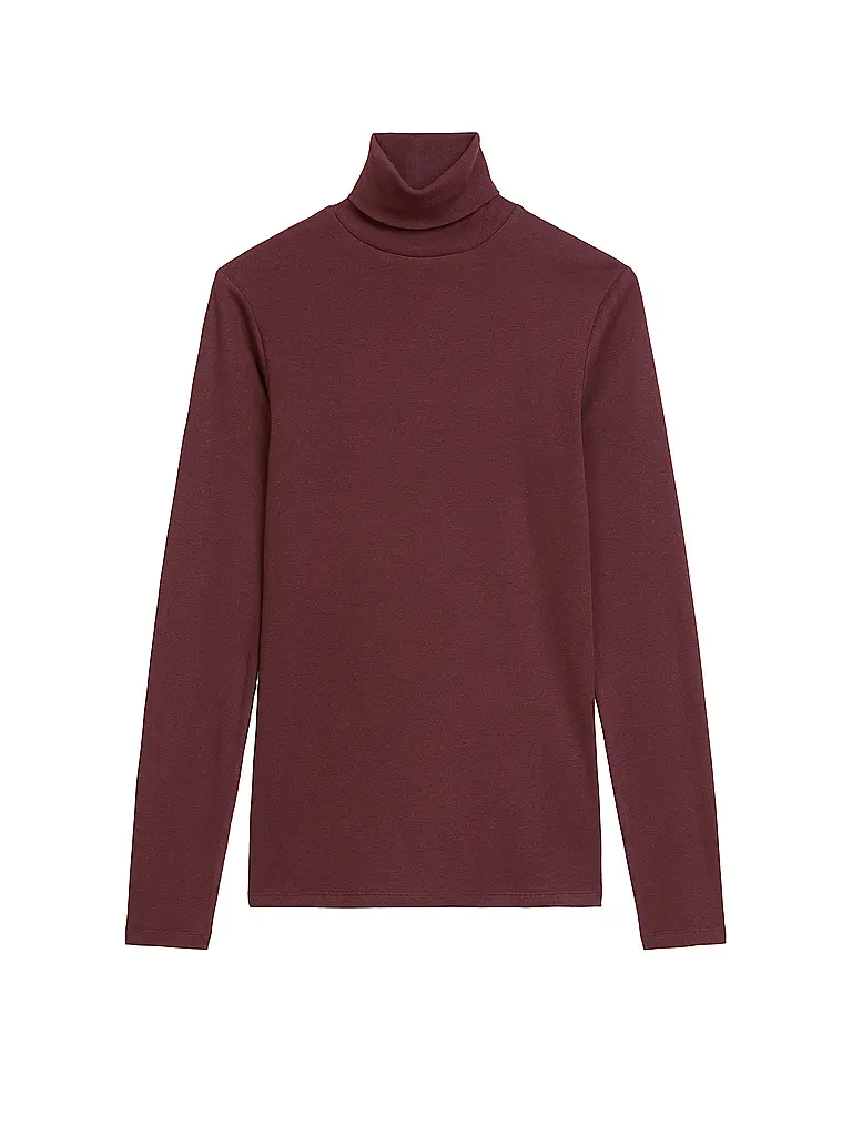 MARC O'POLO DENIM | Rollkragenpullover | Rojo oscuro