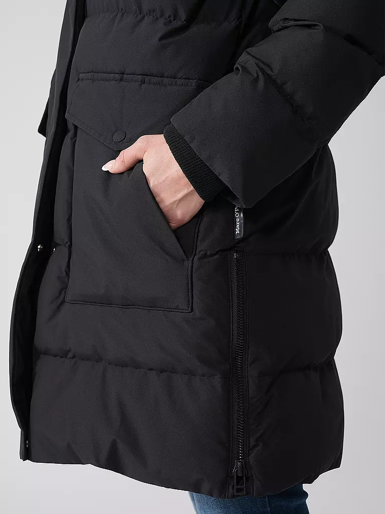 MARC O'POLO DENIM | Steppmantel ARTIC PUFFER | Negro