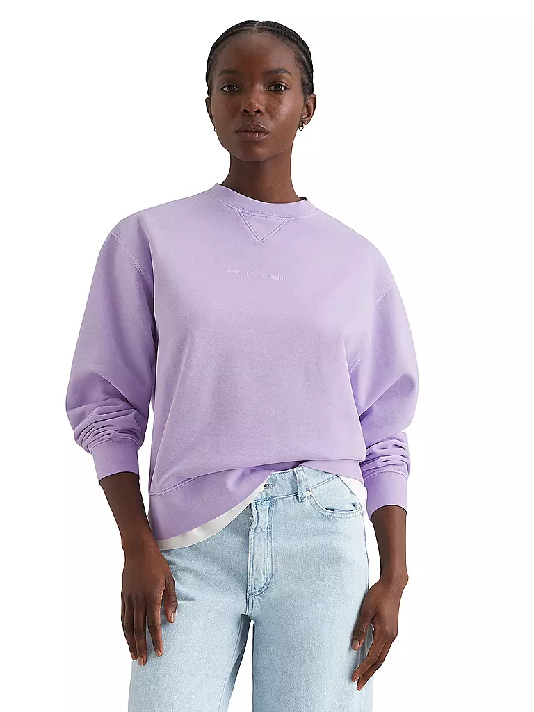 MARC O'POLO DENIM | Sweater Relaxed Fit  | Lila