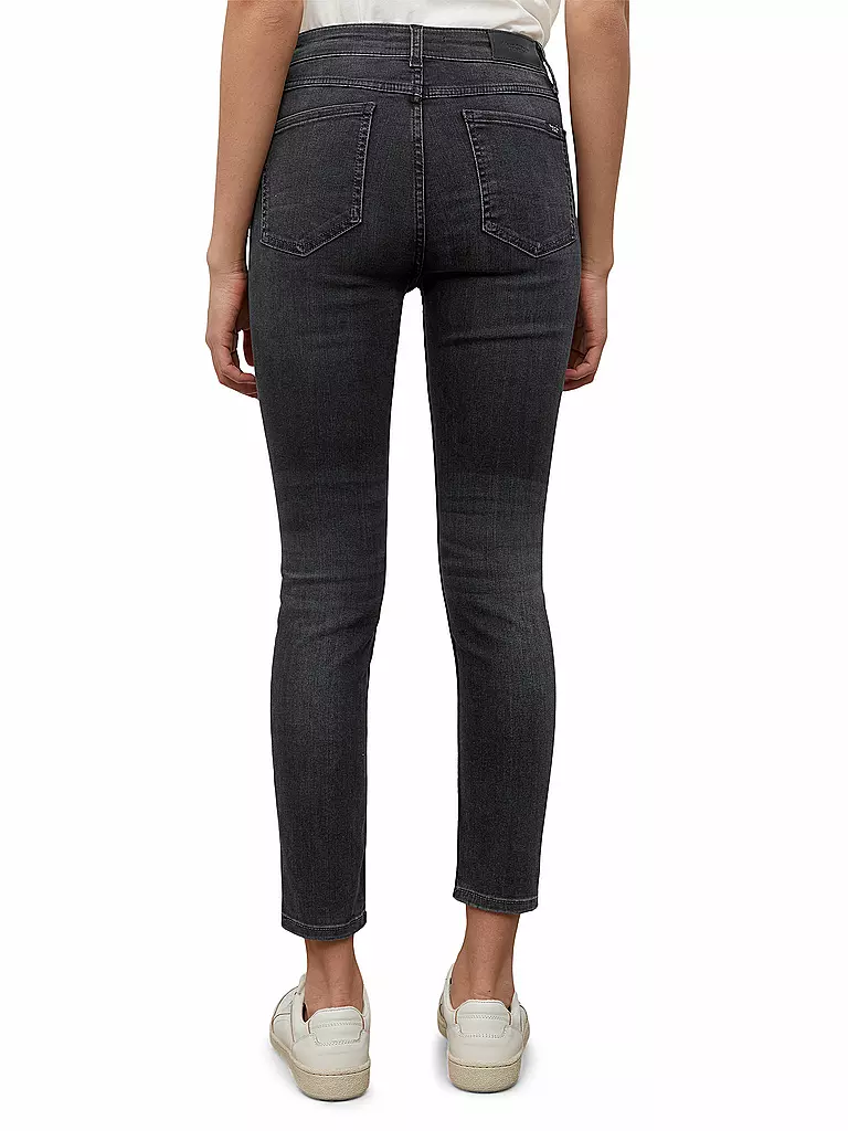 MARC O'POLO DENIM | Vaqueros de talle alto corte ajustado 7/8 | Azul