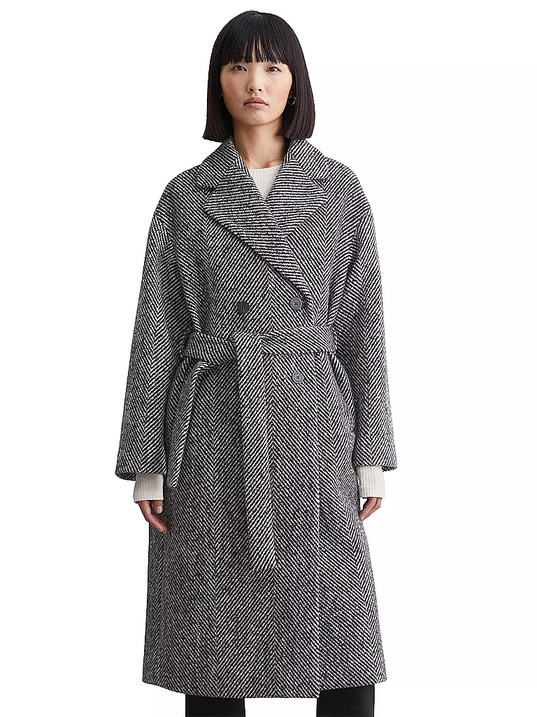 MARC O'POLO DENIM | Wollmantel  | Negro