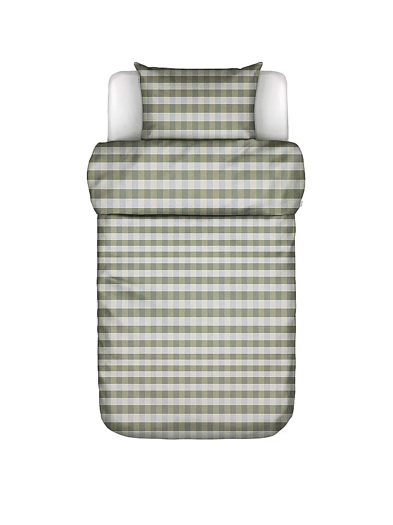 MARC O'POLO HOME | Ropa de cama de franela OLLE 70x90cm/140x200cm Azul Denim | Azul