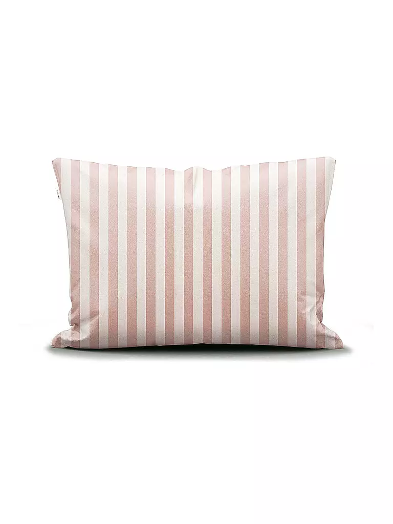 MARC O'POLO HOME | Ropa de cama de satén CLASSIC STRIPE 70x90cm/140x200cm Rose Smoke | Rosa