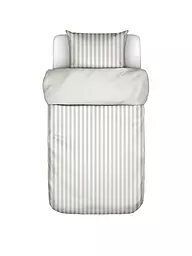 MARC O'POLO HOME | Ropa de cama de satén CLASSIC STRIPE 70x90cm/140x200cm Silver | Gris claro