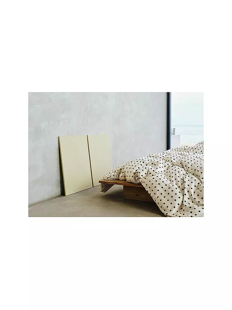MARC O'POLO HOME | Ropa de cama de satén HARPA 70x90cm/140x200cm Black | 