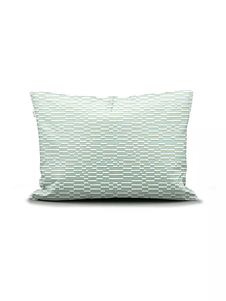 MARC O'POLO HOME | Ropa de cama de satén HARPA 70x90cm/140x200cm Blue Haza | Menta