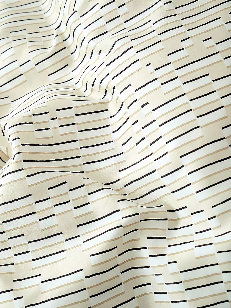 MARC O'POLO HOME | Ropa de cama de satén HARPA 70x90cm/140x200cm Oatmeal | 
