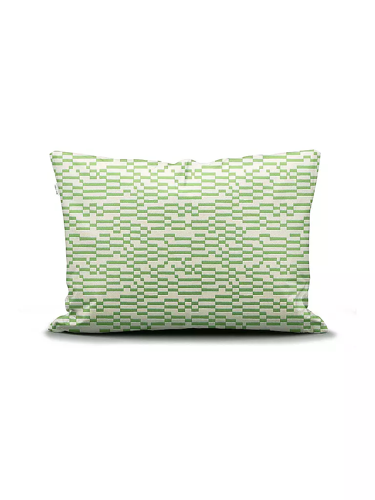 MARC O'POLO HOME | Ropa de cama de satén HARPA 70x90cm/140x200cm Verde helecho | 