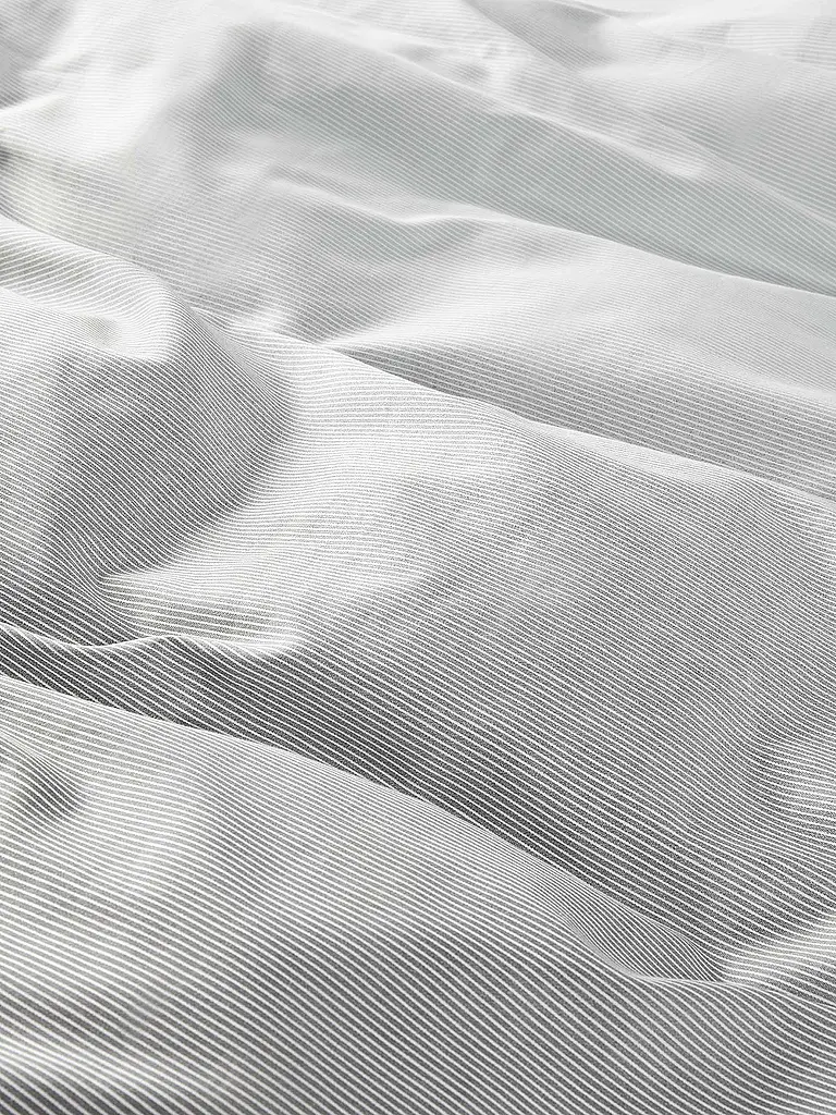 MARC O'POLO HOME | Ropa de cama de satén JORN 70x90cm/140x200cm Antracita | Gris