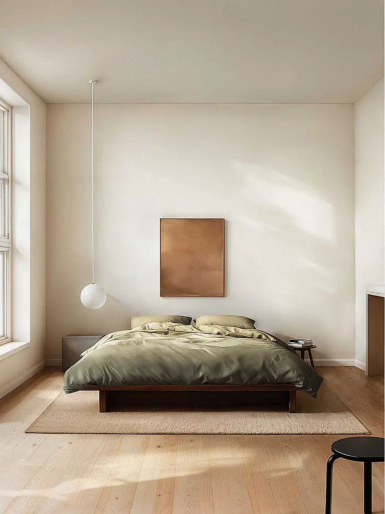 MARC O'POLO HOME | Ropa de cama de satén JORN 70x90cm/140x200cm Deep Pea | Amarillo