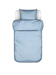 MARC O'POLO HOME | Ropa de cama de satén SVEA 70x90cm/140x200cm Verde plateado | Azul